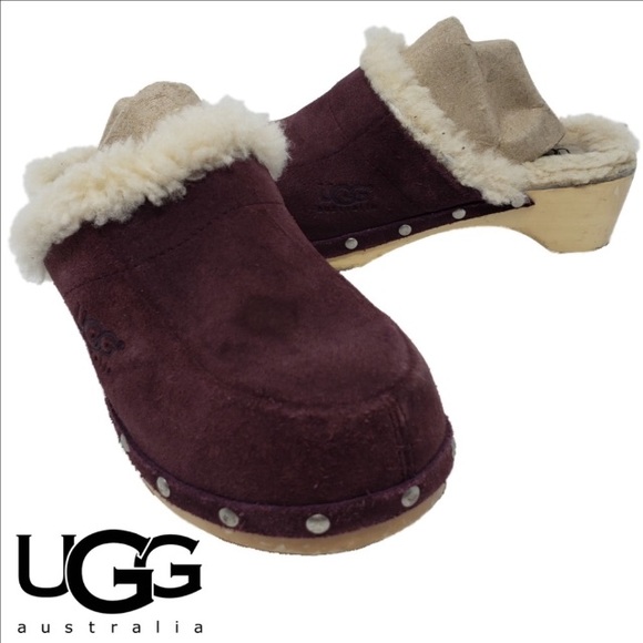 UGG Shoes - UGG Australia Kalie Suede Clogs Mule.